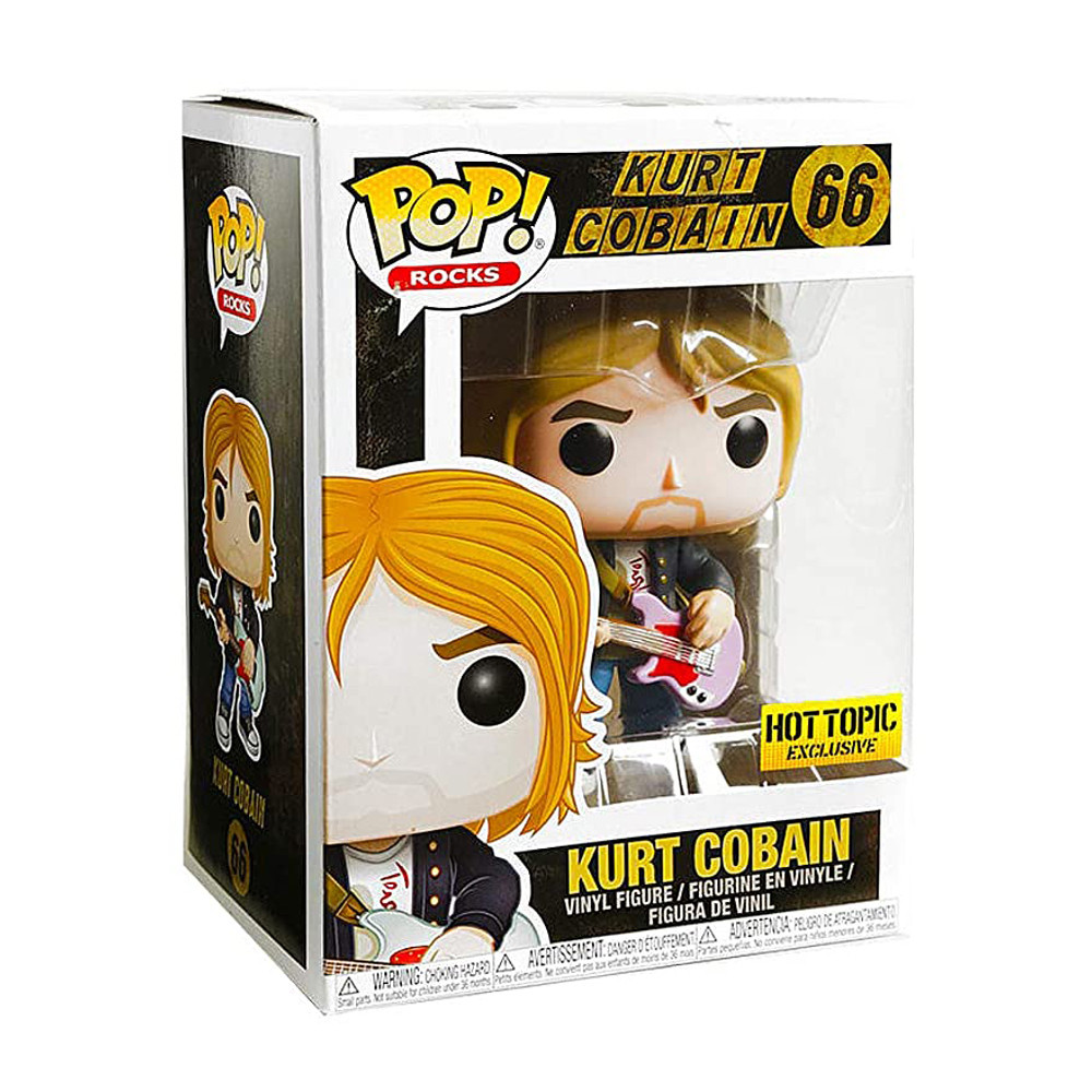 Funko Pop Kurt Cobain Exclusive #66 Vinyl Figure