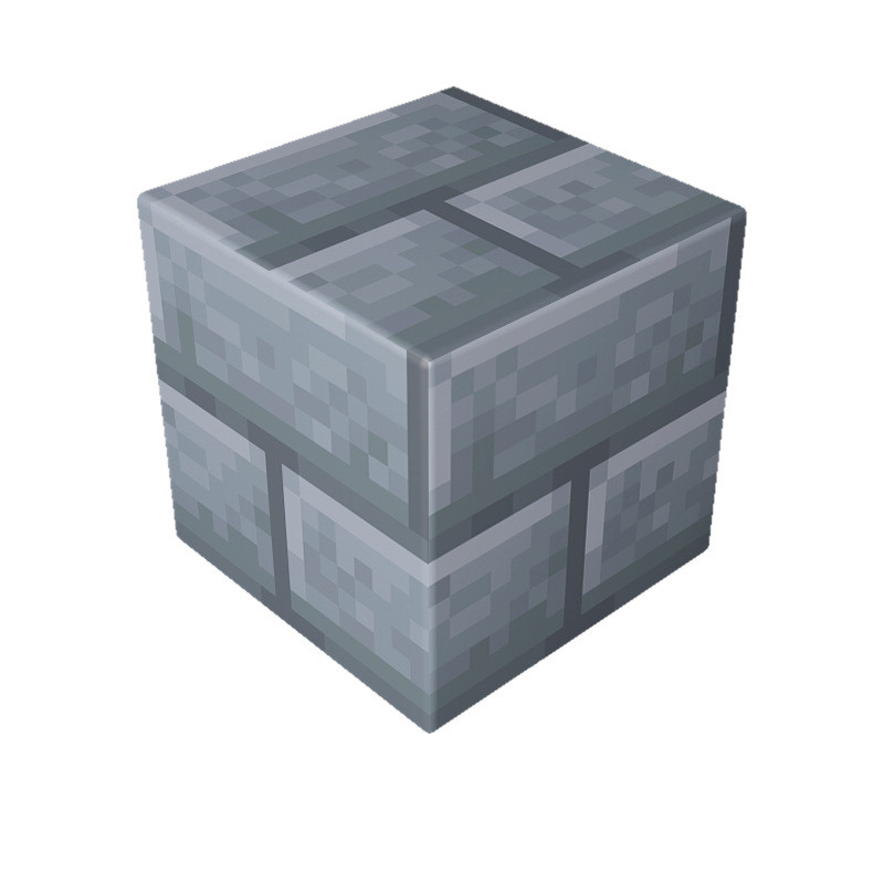 Minecraft Magnetic Stone Bricks Blocks Kit Toy 3 Pcs Set