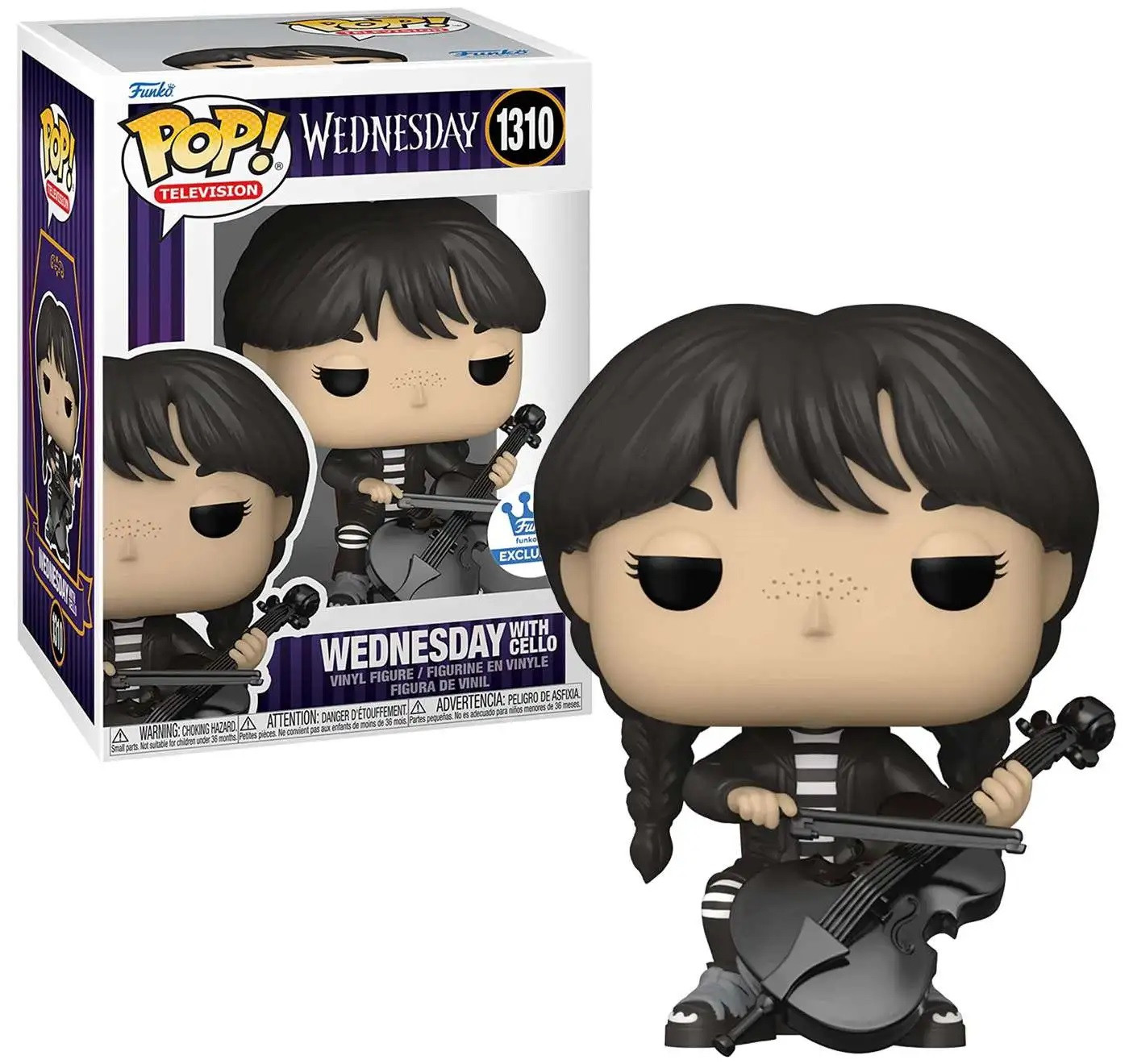 Funko Pop Wednesday Addams With Cello #1310 Vinyl Figure