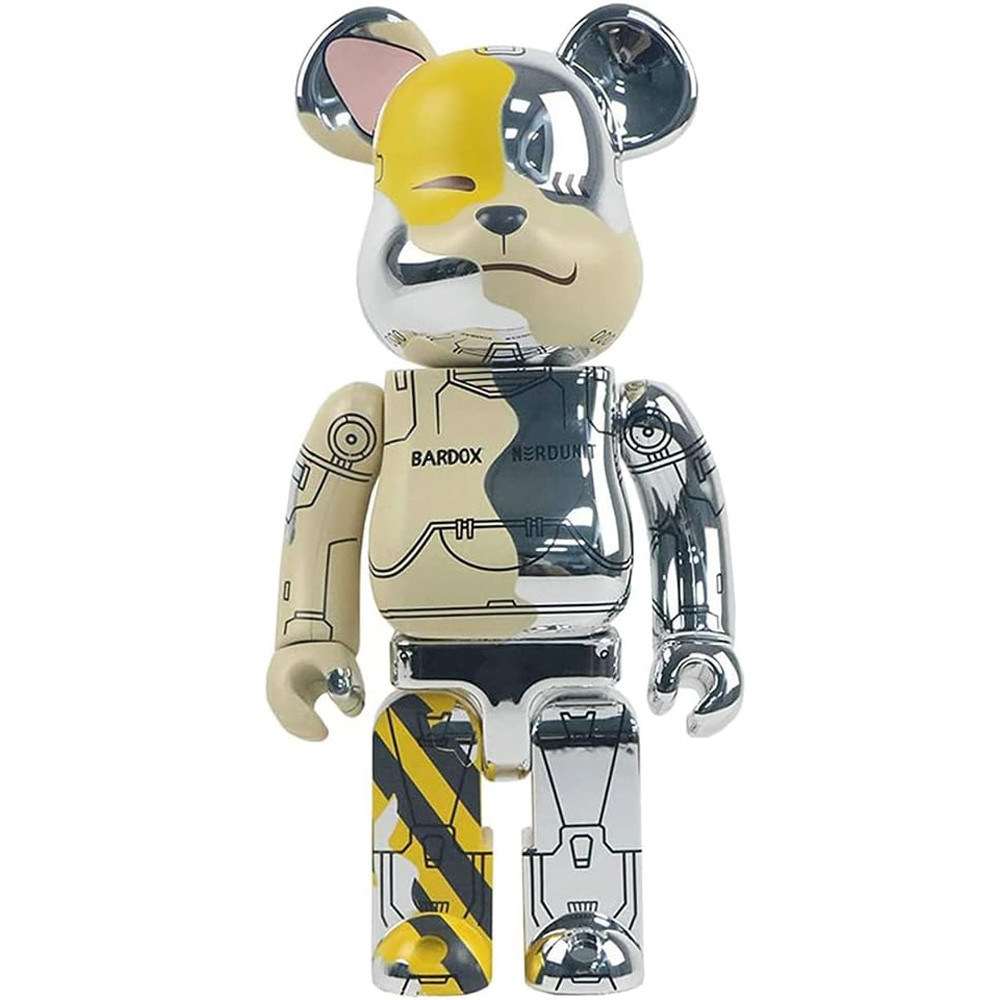 Bearbrick Bardox Nerdunit 400% Figure 28cm 11.02inches