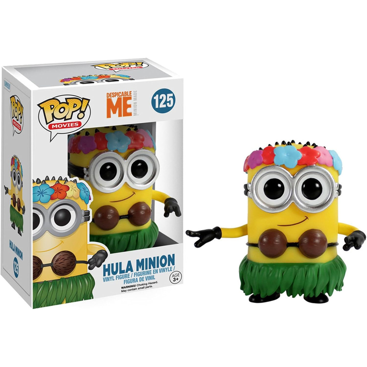 Funko Pop Grass Skirt Hula Minions #125 Vinyl Figure