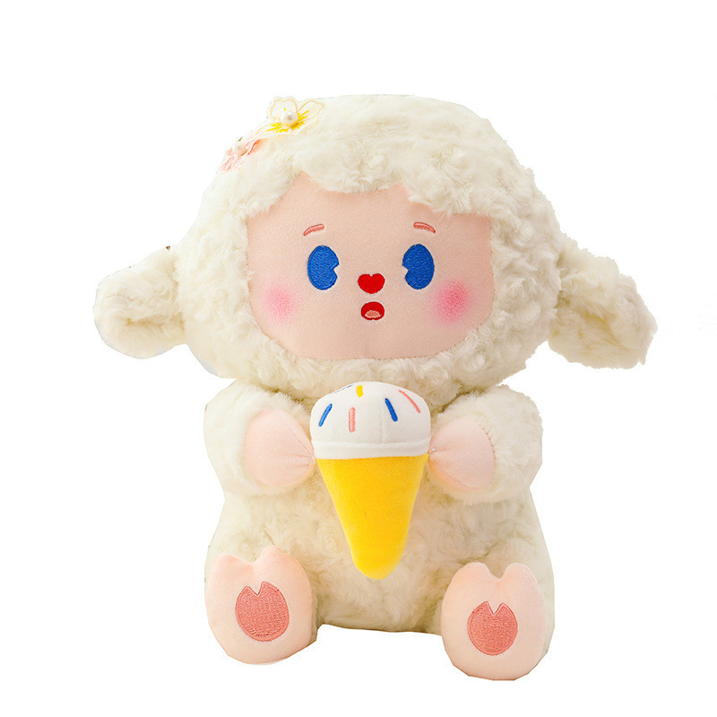 Ice Cream Sheep Plush Toy - 23cm 9.05 inches 2024