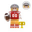 NFL Team Players Brick Minifigure Custom Set 8 Pcs