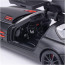Mercedes-Benz SLS AMG Black 1:18 Die-cast Alloy Four-Wheel Suspension Toy Car Model