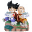Dragon Ball Kid Goku Krillin Milk Delivery Figure Statue