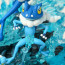 Pokemon Froakie Frogadier Greninja GK Figure Statue With Light Effect