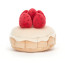 Jellycat Pretty Patisserie Tarte Aux Fraises Soft Stuffed Plush 9cm 3.54inches