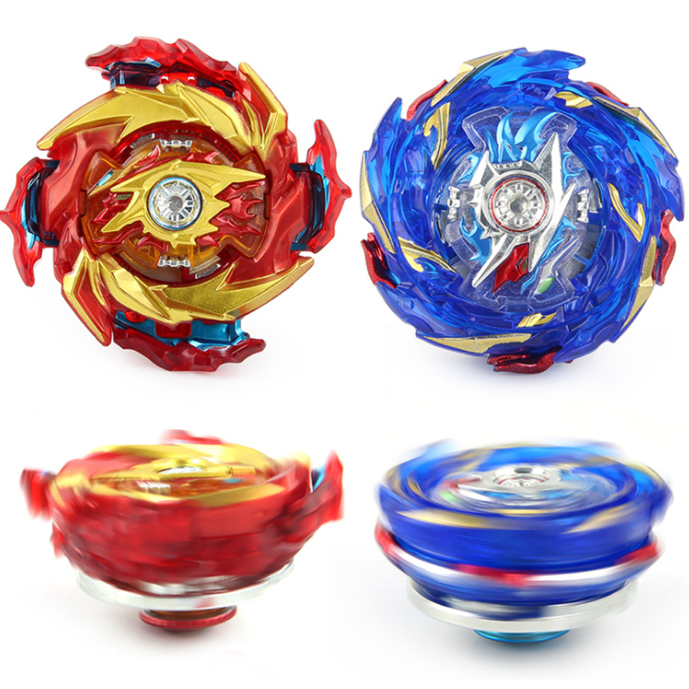 Beyblade Flame B-174 DX Set Hyperion Burn and Helios Volcano