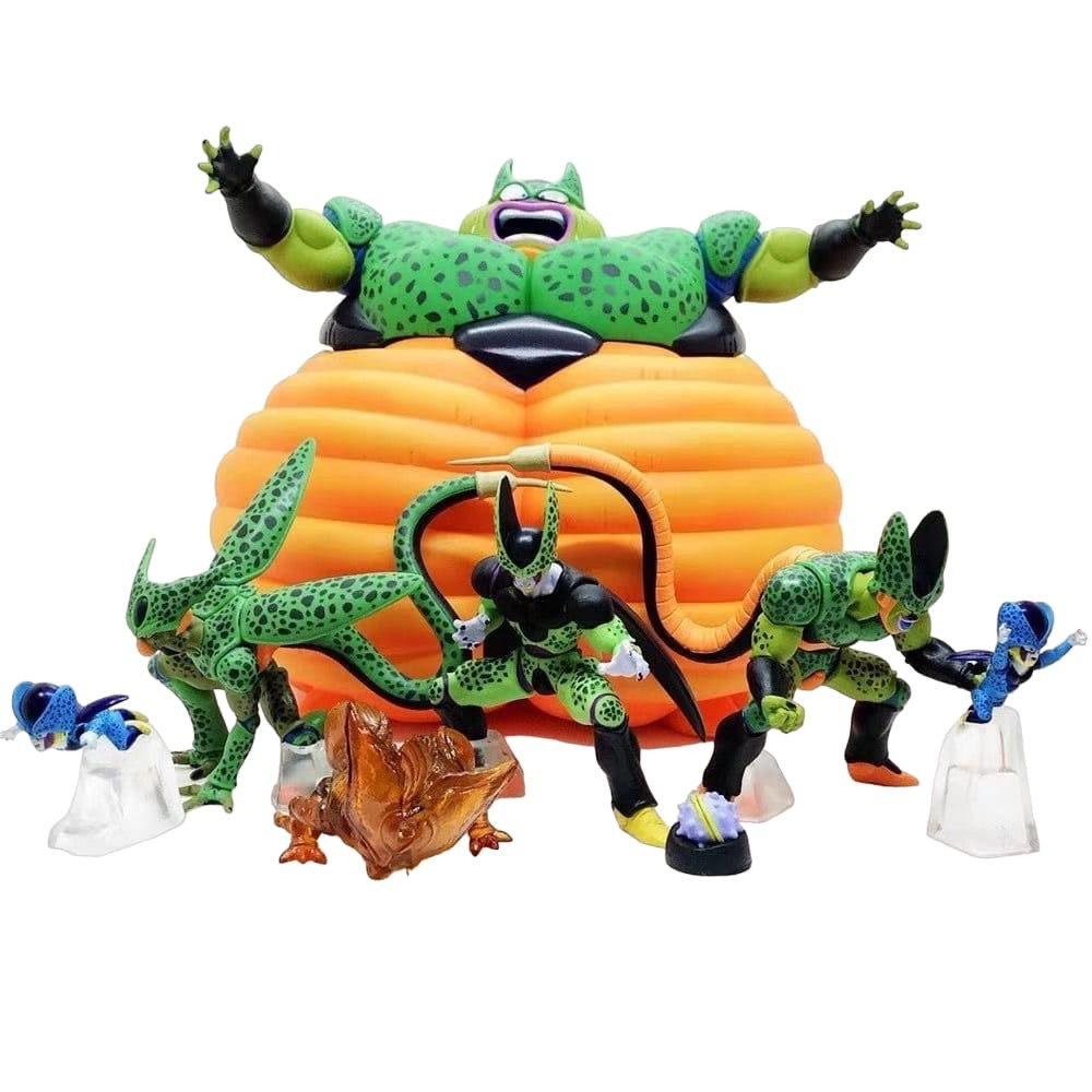 Dragon Ball Z Cell Forms Figure Set 8 Pcs