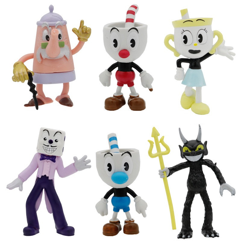 Cuphead 6 Pcs Figure Set