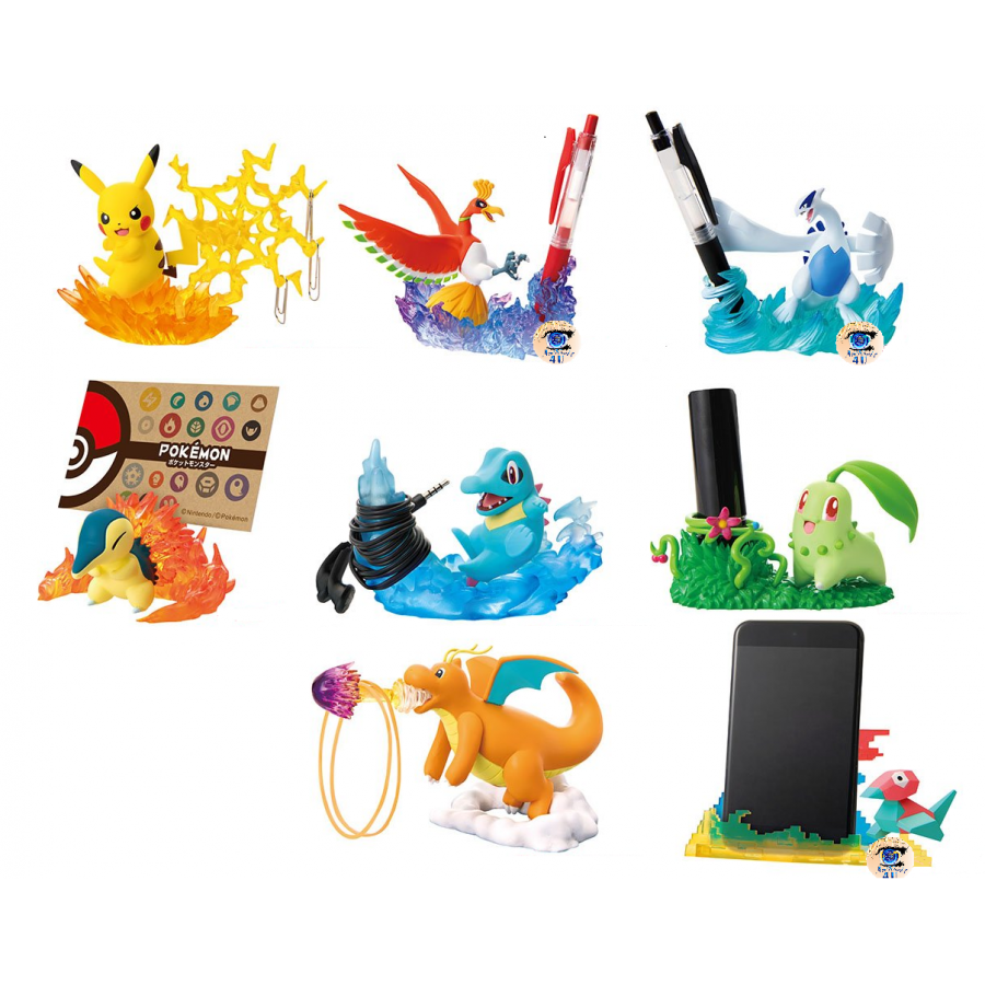 Re-ment Pokemon Desktop Helper 3 Collection Figure Statue Complete Set