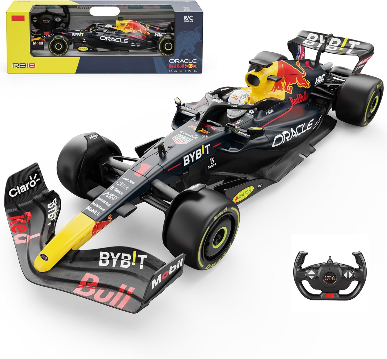 RC Red Bull F1 RB18 1:12 Toy Car