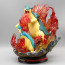 Pokemon Cyndaquil Quilava Typhlosion Evolution GK Figure Statue With Light Effect