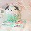 Pochacco Ice Cream Pillow Plush Toy Blanket Set