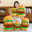 Chicken in Burger Costume Funny Soft Stuffed Plush Multiple Sizes