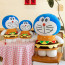 Doraemon Hamburger Soft Stuffed Plush Multiple Sizes